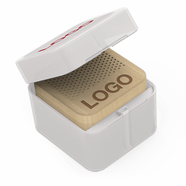 シード - ロゴ入りBluetooth木製スピーカー シード - ロゴ入りBluetooth木製スピーカー