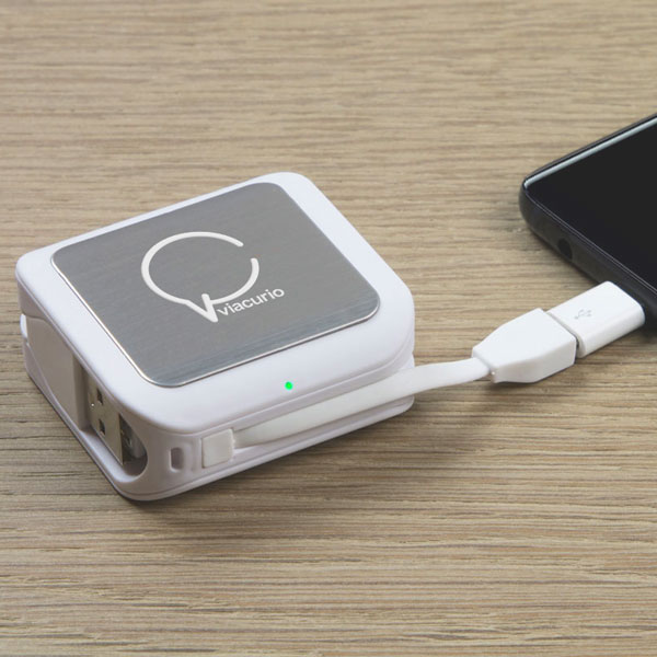 メタリックミニモバイルバッテリー1000ｍAh 3R-FMB19